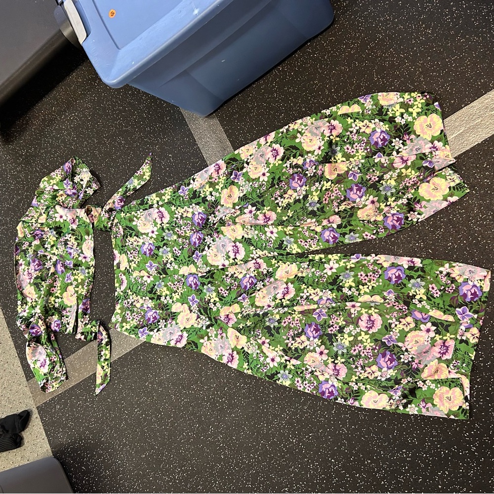 Floral Two-Piece Outfit from Shein